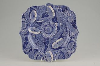 Spode Sunflower - The Blue Room Collection Breakfast / Lunch Plate Square 9"