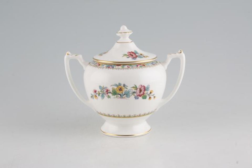 Coalport Ming Rose Sugar Bowl - Lidded (Tea) shape B