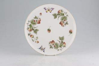 Coalport Strawberry Serving Plate with holes in base for hanging on wall 10 5/8"