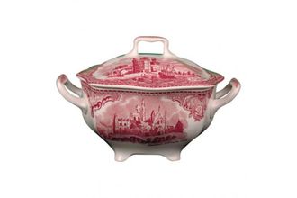 Johnson Brothers Old Britain Castles - Pink Sugar Bowl - Lidded (Tea)