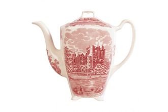 Old Britain Castles Pink (Crown Made In England) Coffee Pot & Lid by  Johnson Brothers