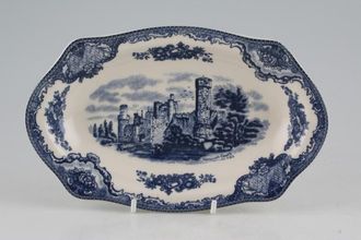 Johnson Brothers Old Britain Castles - Blue Sauce Boat Stand No Well 8"
