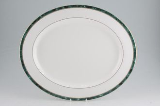 Royal Worcester Medici - Green Oval Platter 15 7/8"