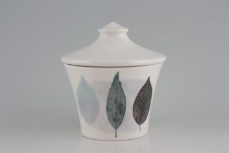 Portmeirion Dusk Sugar Bowl - Lidded (Tea) Pattern 1, Plain white lid