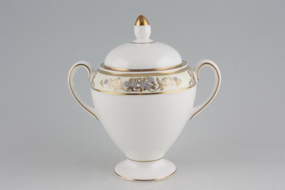 Wedgwood Cliveden Sugar Bowl - Lidded (Tea) tall, footed