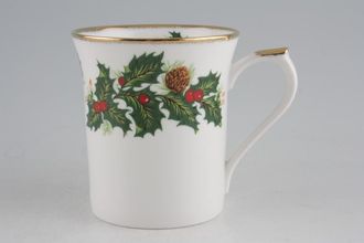 Sell Queens Yuletide Mug Gold top of handle 3 1/8" x 3 3/8"