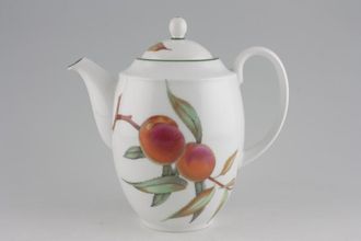 Sell Royal Worcester Evesham Vale Coffee Pot Malvern - Peach and Plum 2 1/4pt