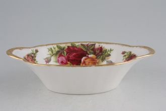 Royal Albert Old Country Roses - Made in England Dish (Giftware) Oval - Eared 5 3/4" x 3 1/2"