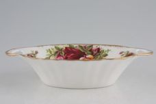 Royal Albert Old Country Roses - Made in England Dish (Giftware) Oval - Open Eared 5 3/4" x 3 1/2" thumb 1