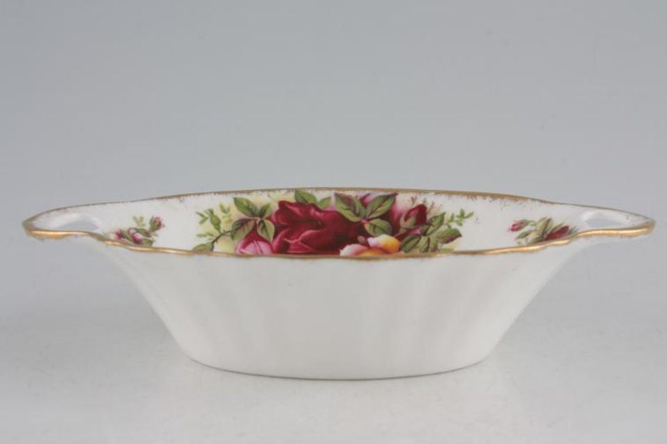 Royal Albert Old Country Roses - Made in England Dish (Giftware) Oval - Open Eared 5 3/4" x 3 1/2"