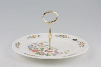 Sell Aynsley Cottage Garden 1 Tier Cake Stand Swirl Shape 10 1/2"
