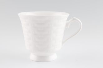 Aynsley Basketweave - White Teacup 3 3/8" x 3"