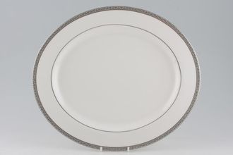 Sell Royal Worcester Corinth - Platinum Oval Platter 13 1/4"