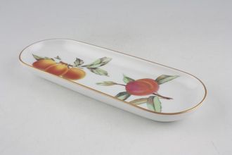 Sell Royal Worcester Evesham - Gold Edge Mint Tray Peach 8 3/4" x 3 1/8"
