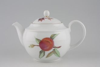 Sell Royal Worcester Evesham - Gold Edge Teapot Malvern - Peach 1pt