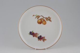 Royal Worcester Evesham - Gold Edge Cake Plate Pears, Blackberries 9"