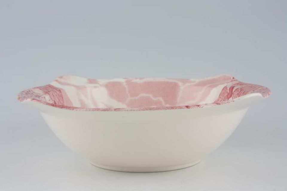 Johnson Brothers Olde English Countryside - Pink Serving Bowl 8 1/2"