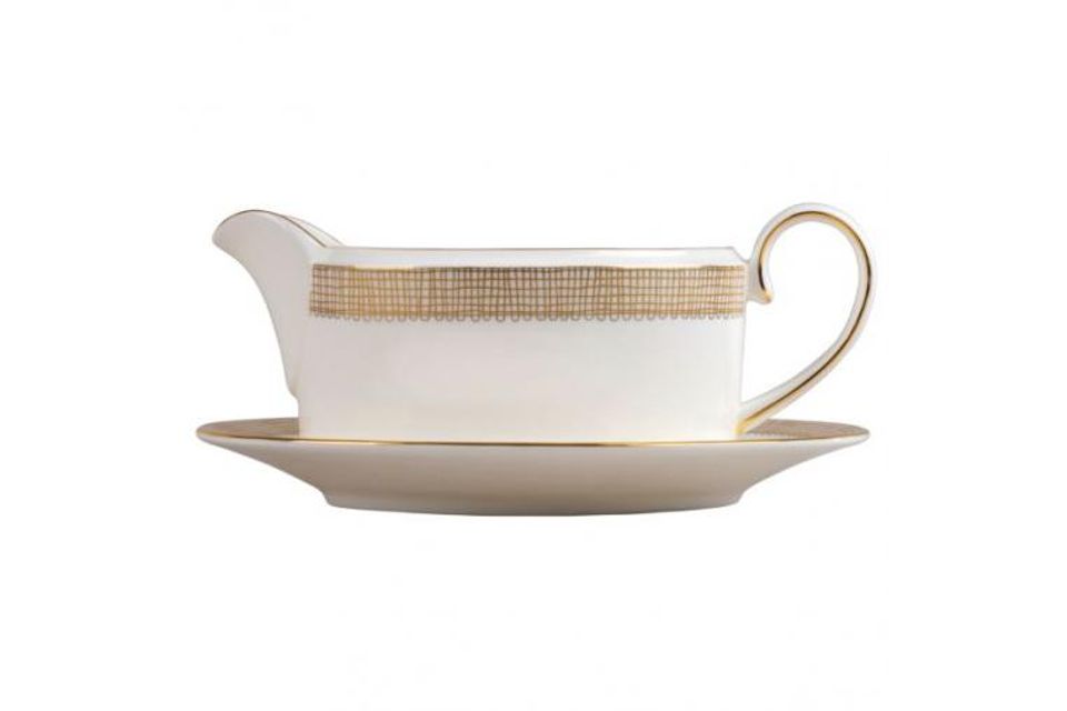 Vera Wang for Wedgwood Gilded Weave Sauce Boat Stand *Sauce boat stand only*