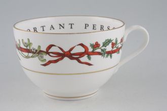 Sell Royal Worcester Holly Ribbons Breakfast Cup V.I.P cup 4 3/8" x 2 3/4"