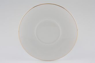Sell Thomas Medaillon Gold Band - White with Thin Gold Line Coffee Saucer Saucer 2 tall 5"