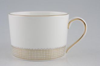 Vera Wang for Wedgwood Gilded Weave Teacup Imperial low 3 1/4" x 2 1/4"