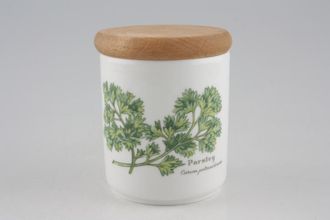 Sell Royal Worcester Worcester Herbs Herb Jar Parsley - No Green Line 2 3/4" x 3"