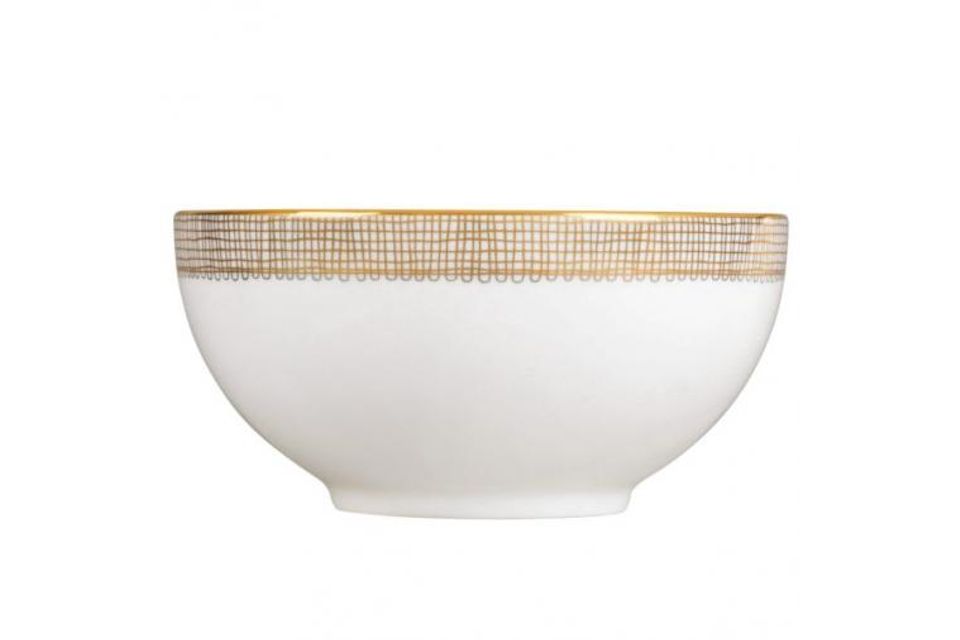 Vera Wang for Wedgwood Gilded Weave Soup / Cereal Bowl 6"