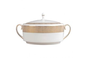 Sell Vera Wang for Wedgwood Gilded Weave Soup Tureen + Lid 3l