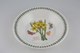 Sell Portmeirion Botanic Garden Rimmed Bowl Narcissus Minimus - Small Narcissus - named - pattern on rim 8 1/2"