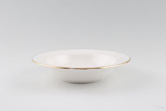 Royal Doulton Tiara - white+gold - H5174 Rimmed Bowl 6 1/2"