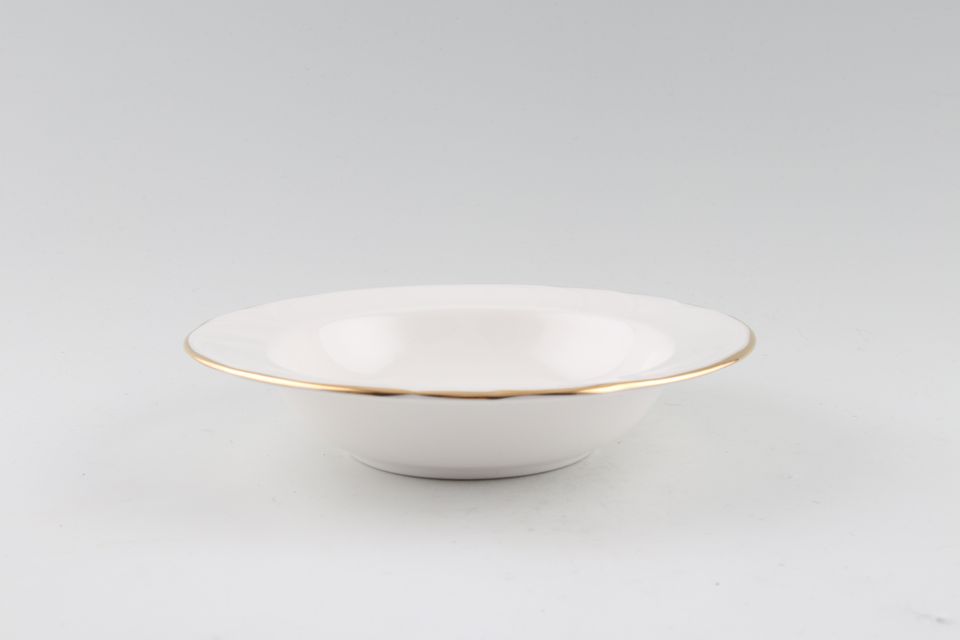 Royal Doulton Tiara - white+gold - H5174 Rimmed Bowl 6 1/2"