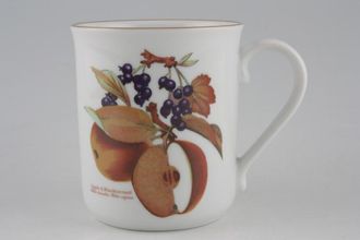 Sell Royal Worcester Evesham - Gold Edge Mug Apple and Blackcurrant / Name on cup 3 1/8" x 3 1/2"