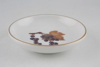 Sell Royal Worcester Evesham - Gold Edge Butter Pat Blackcurrant 3 7/8"