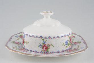 Sell Royal Albert Petit Point Muffin Dish + Lid Use 6 1/4" Plates as base 6 1/4"