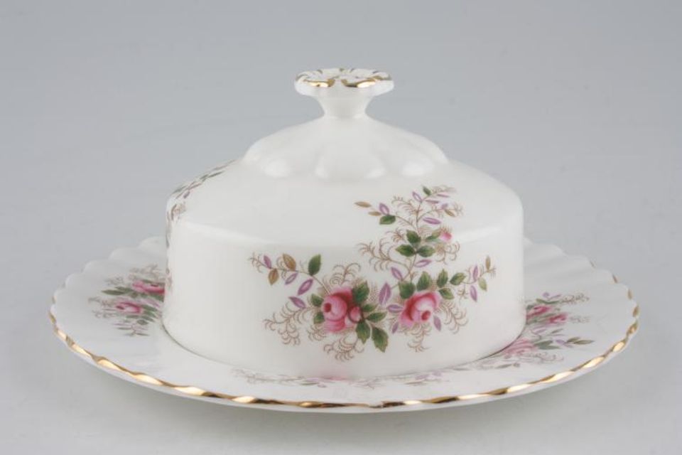 Royal Albert Lavender Rose Muffin Dish + Lid Use 6 1/4" Plates as base 6 1/4"