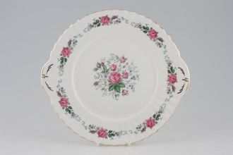 Sell Royal Stafford No Name China 2 - Pink Roses Grey and Green Leaves Cake Plate 10"