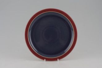 Sell Denby Harlequin Salad/Dessert Plate Blue Inner - Red Outer 8 5/8"