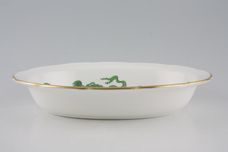 Wedgwood Chinese Tigers - Green Vegetable Dish (Open) 11" thumb 1