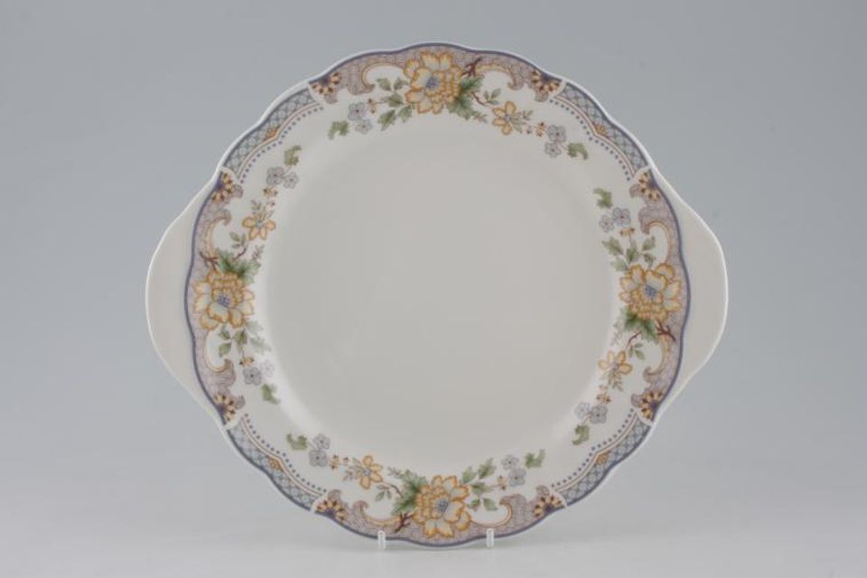 Royal Doulton Temple Garden - T.C.1137 Cake Plate 11 1/4"