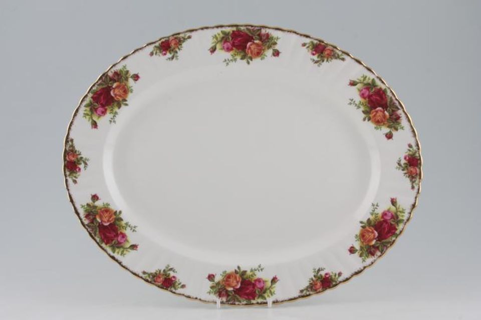 Royal Albert Old Country Roses - Made in England Oval Platter 15"