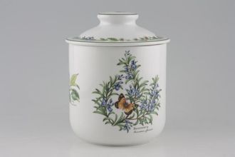 Royal Worcester Worcester Herbs Storage Jar + Lid 5 3/4" x 5 3/4"