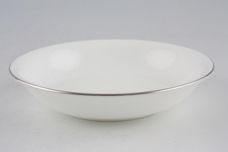 Wedgwood Silver Ermine Fruit Saucer Round sides 5 1/8" thumb 1