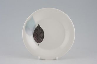 Portmeirion Dusk Tea / Side Plate 2 Leaves, White Rim 6 3/4"