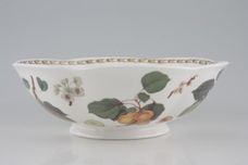 Queens Hookers Fruit Serving Bowl Shaped Wavy Edge 9 3/8" thumb 1