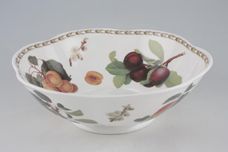 Queens Hookers Fruit Serving Bowl Shaped Wavy Edge 9 3/8" thumb 2