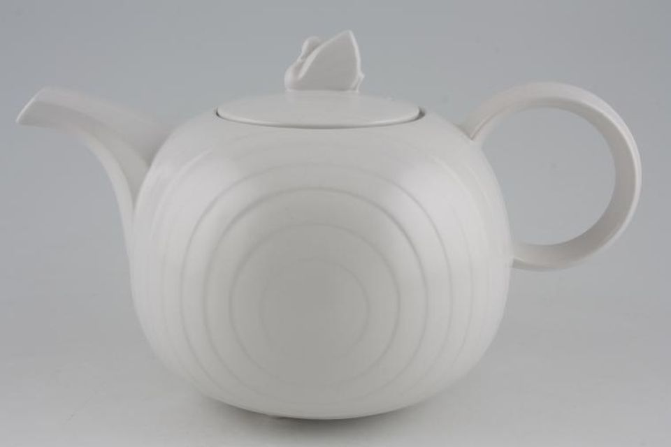Hornsea Swan Lake - Grey Teapot Ceramic handle 2 1/4pt