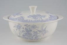 Burleigh Blue Asiatic Pheasants Vegetable Tureen with Lid 2 1/2pt thumb 1