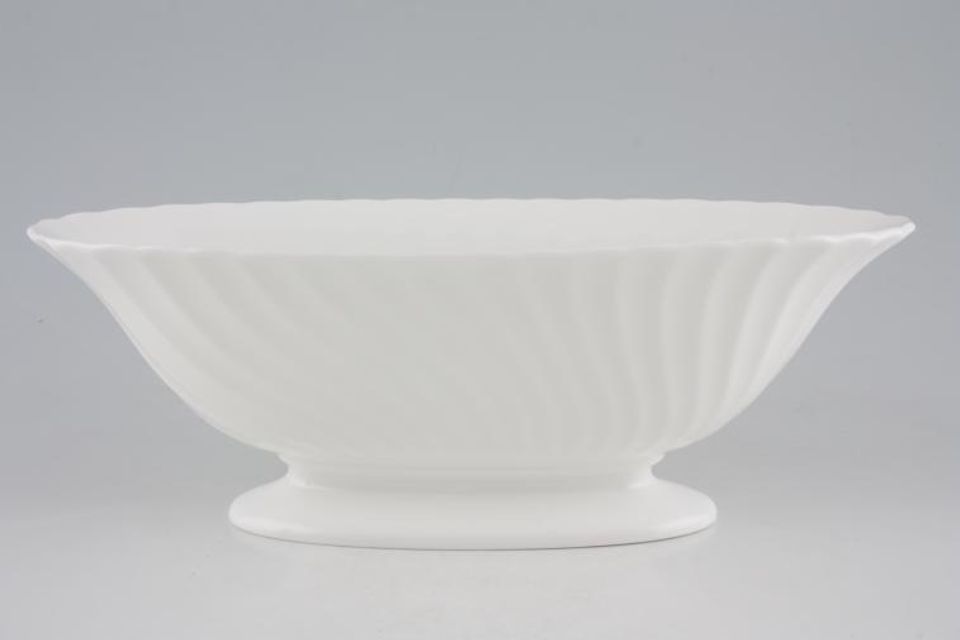 Wedgwood Candlelight Bowl (Giftware) Oval, Footed 10 5/8" x 3 3/4"