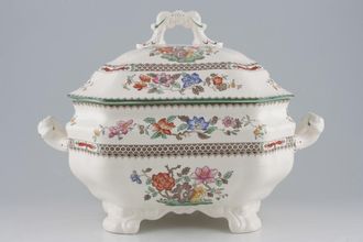 Spode Chinese Rose - New Backstamp Soup Tureen + Lid Oblong