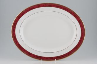 Spode Bordeaux - Y8594 Oval Platter 16"
